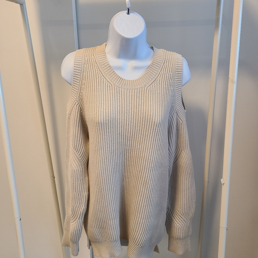 Allsaints open shoulder sweater tunic
